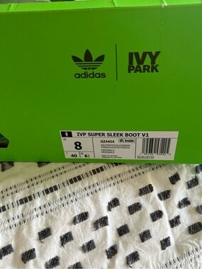 adidas Bright Green IVY PARK Shoe  with Black Logos